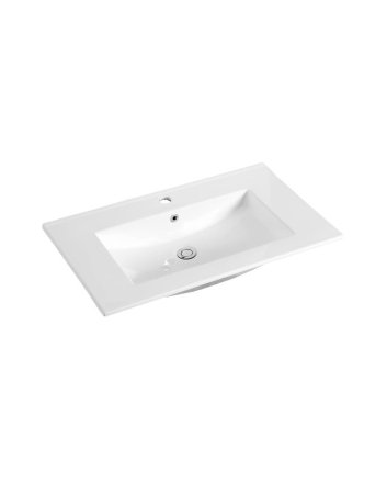 Sani DeLuxe Wastafel Keramiek Classic 60, met een kraangat