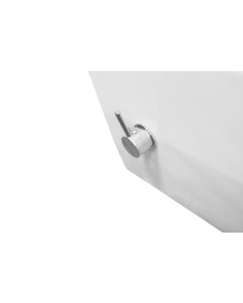 Stereo wandcloset rimless met bidetkraan warm en koudwater mat wit