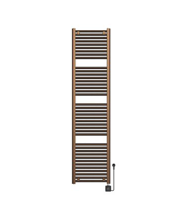 Elara elektrische radiator Smart WiFi 181,7 x 45 cm geborsteld brons koper PVD