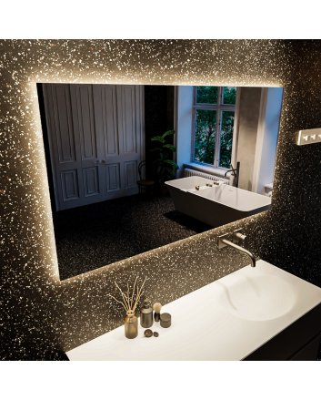 Mondiaz Bright spiegel 70x110cm Rechthoek met LED verlichting