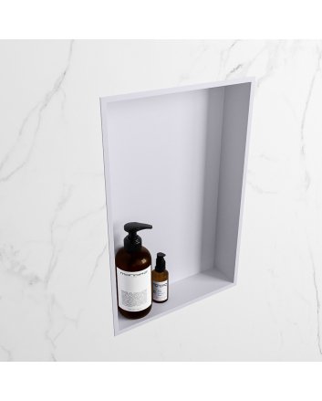 Mondiaz Easy Nis 44,5x29,5cm in solid surface kleur Cale | Cale. 1 vak  geschikt voor in- of opbouw