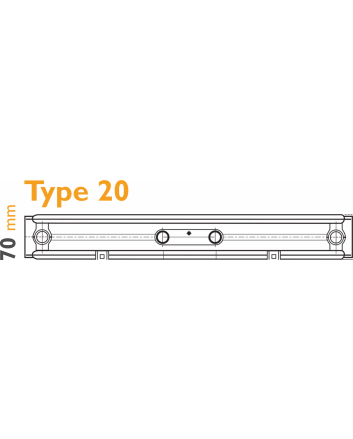 400x2200 T20 – 2205 watt | Mat Zwart | Verticale Radiator Vlak