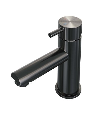 BRAUER Gunmetal Edition lage opbouw wastafelmengkraan model B gunmetal geborsteld PVD