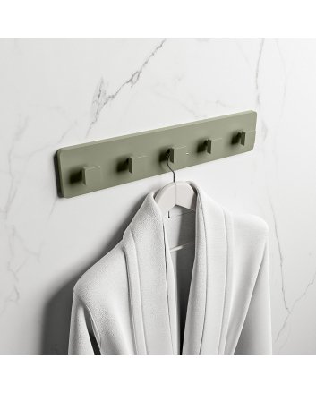 Mondiaz Easy Handdoekhaakjes 45cm solid surface kleur Army