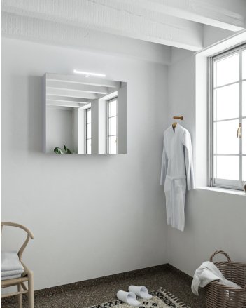 Mondiaz Cubb spiegelkast 60x70x16cm kleur cale met 1 deur