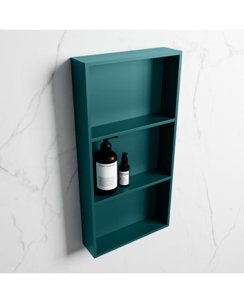Mondiaz Easy Nis 59,5x29,5cm in solid surface kleur Smag | Smag. 3 vakken  geschikt voor in- of opbouw