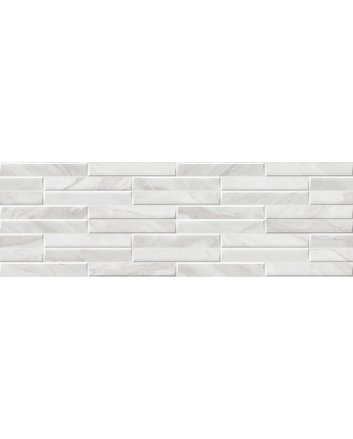 Emigres Dec cintia wandtegel mat 25x75 blanco