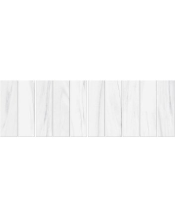 Emigres Pacific dec covelano wandtegel mat 25x75 blanco