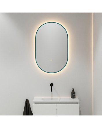 Mondiaz Glow spiegel ovaal 45x90cm Smag Bewegingssensor LED verlichting rondom