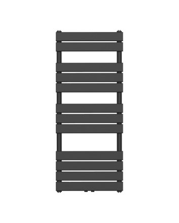 120x50 cm - 600 Watt - Ecorad Florence - Mat Zwart- Handdoekradiator | Designradiator