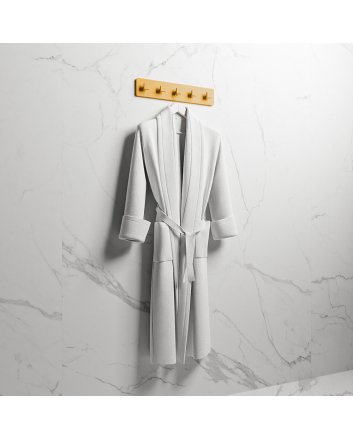 Mondiaz Easy Handdoekhaakjes 45cm solid surface kleur Ocher