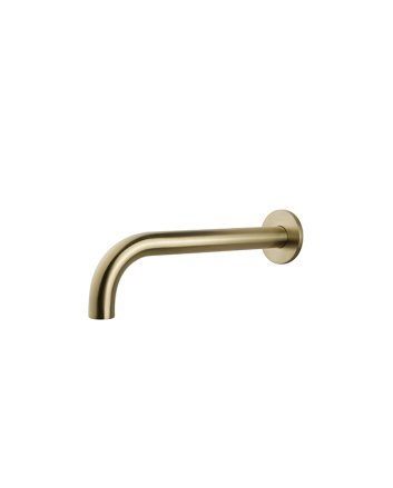 inbouw-uitloop rond 30cm 1/2'' geborsteld messing