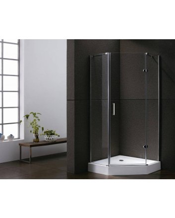 Sani DeLuxe Douchecabine vijfhoek 1 deur 90