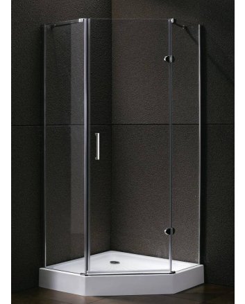 Sani DeLuxe Douchecabine vijfhoek 1 deur 90