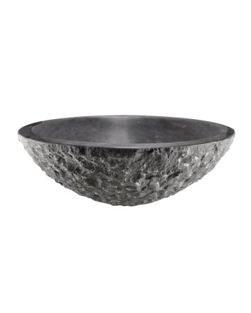 Wiesbaden Raw waskom rond hamerslag 42x14 cm hardsteen gezoet