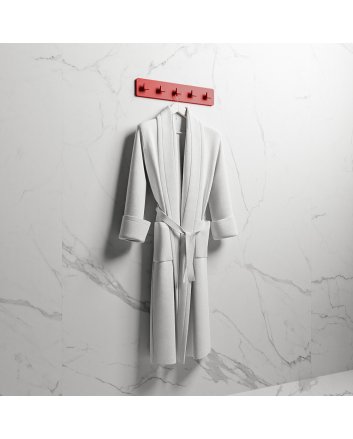 Mondiaz Easy Handdoekhaakjes 45cm solid surface kleur Fire