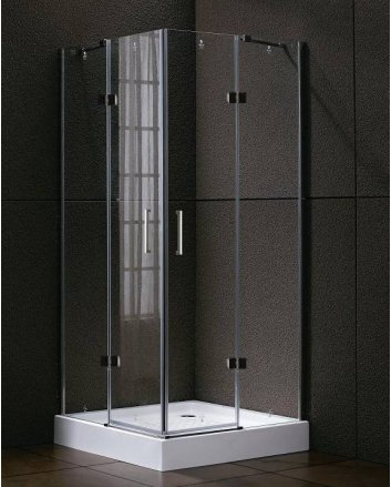 Sani DeLuxe Douchecabine vierkant hoekinstap 100