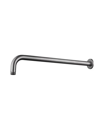 304 douchearm met muurbevestiging rond 40 cm RVS