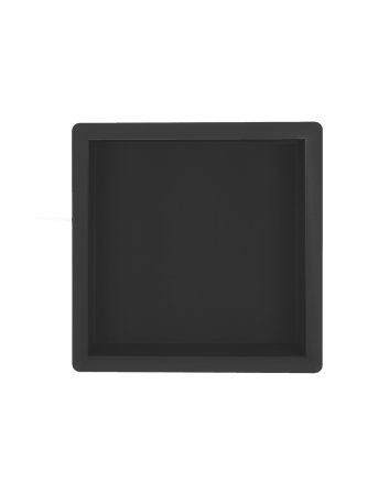 Demis inbouwnis 30 x 30 x 7 cm mat zwart