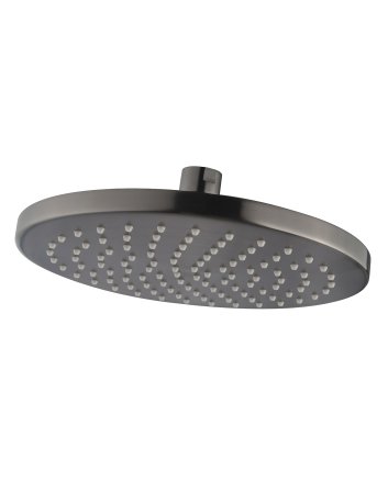 Caral hoofddouche rond 20 x 1,2 cm gunmetal
