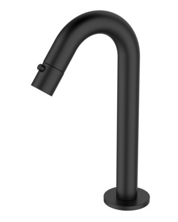 Metro fonteinkraan 1/2" mat zwart