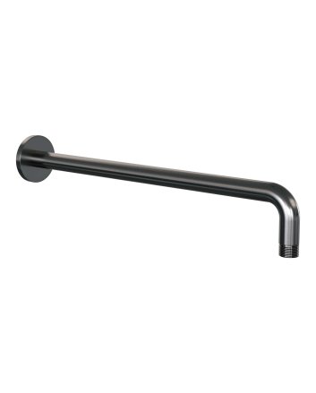 BRAUER Muurarm gebogen gunmetal geborsteld PVD