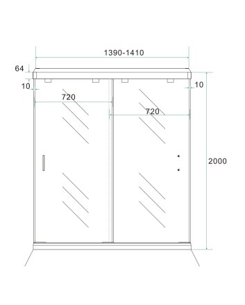 dubbele-nis-schuifdeuren 1400x2000