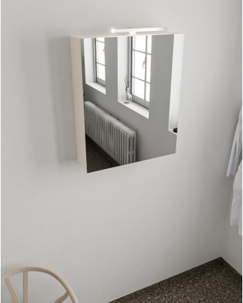 Mondiaz Cubb spiegelkast 50x70x16cm kleur linen met 1 deur