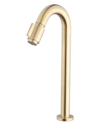 Victoria luxe fonteinkraan XL 1/2'' geborsteld messing
