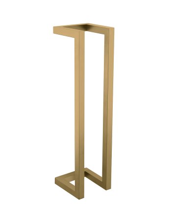 Loft handdoekrek 50 x 12.5 x 12.5 cm geborsteld messing