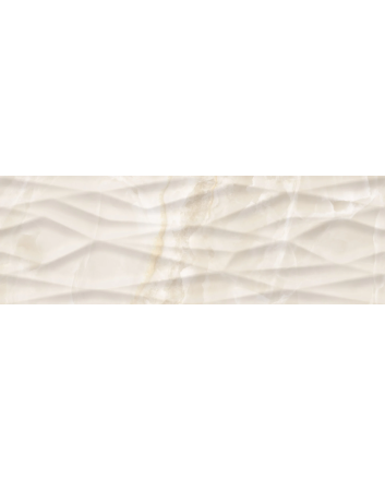 Cicogres Fame hoogglans wandtegel 30x90 curve cream