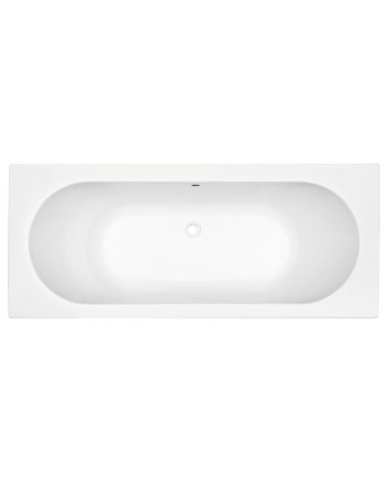 Wiesbaden Portus RD inbouw duo ligbad 170x70x43 cm glans wit