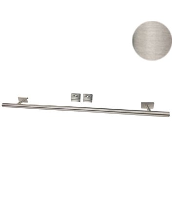 BSXL handdoekenrek 400 mm voor radiatoren boven-bevestiging RVS