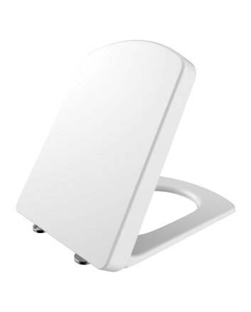 Hunk & Müeller WC-zitting duroplast wit inox scharnieren, softclose