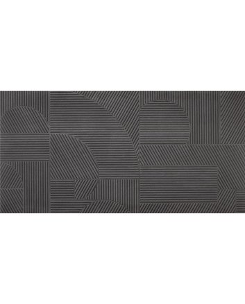 Alaplana Nevis decor vloertegel mat 60x120 black