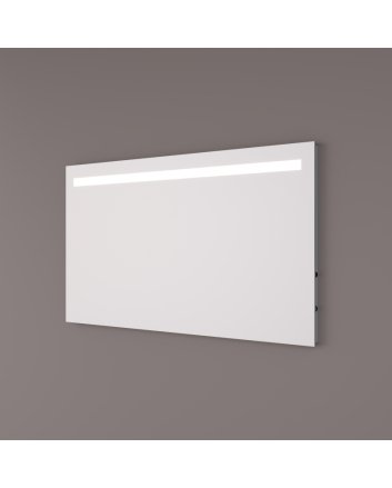 Hipp Design LED spiegel 80x70cm met horizontale verlichting, stopcontact en spiegelverwarming
