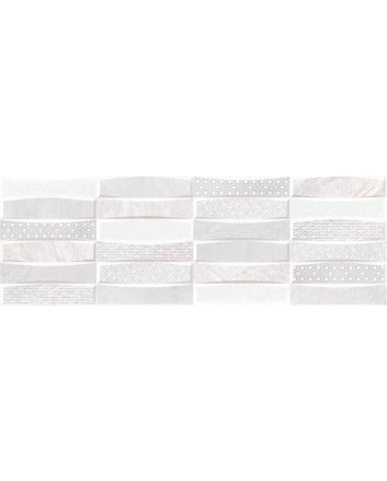 Emigres Teide wandtegel hoogglans 25x75 blanco
