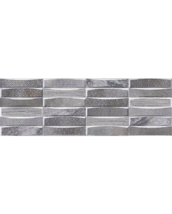 Emigres Teide wandtegel hoogglans 25x75 gris