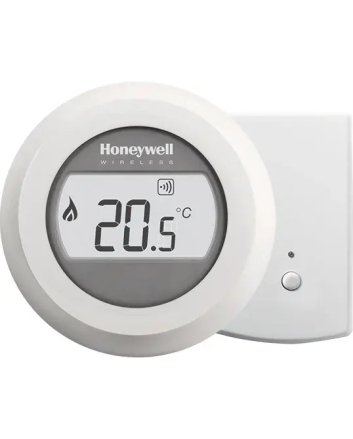 Honeywell Round Draadloos Modulation Thermostaat Pakket