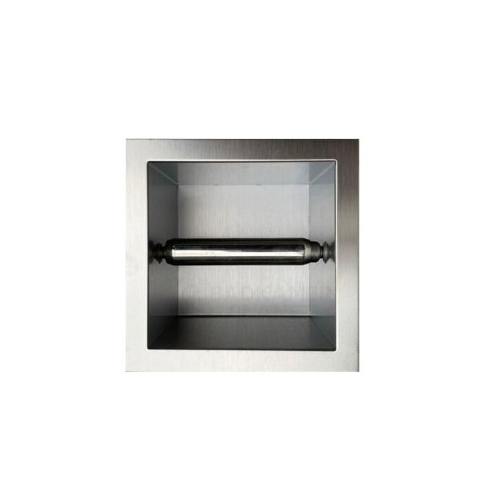 Sani DeLuxe Inbouw rolhouder RVS
