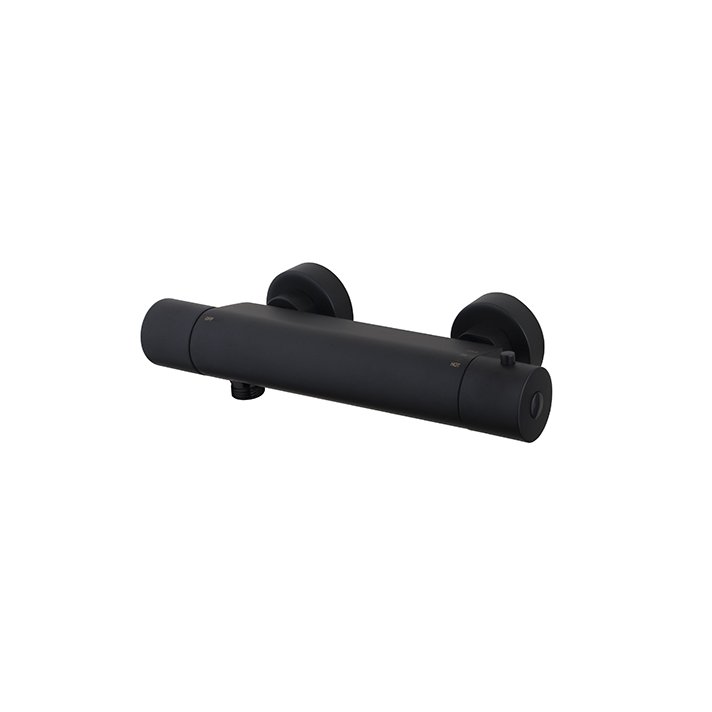 Eco Cool-Touch thermostatische douchemengkraan mat zwart