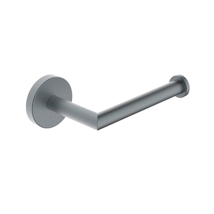 Alonzo toiletrolhouder met vaste arm gunmetal