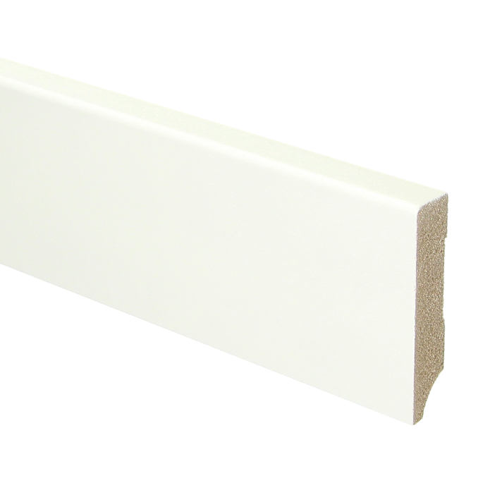 MDF plint 70x15 V313 wit gegrond recht | 2.4 meter