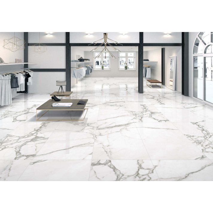 Anca hoogglans vloertegel-60x120-White