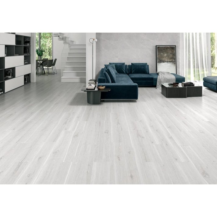 E-Tile Austral houtlook tegel 20x120 Blanco