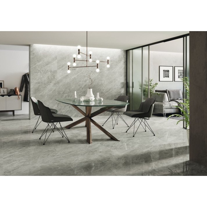 Baldocer Balmoral hoogglans vloertegel 60x60 Grey