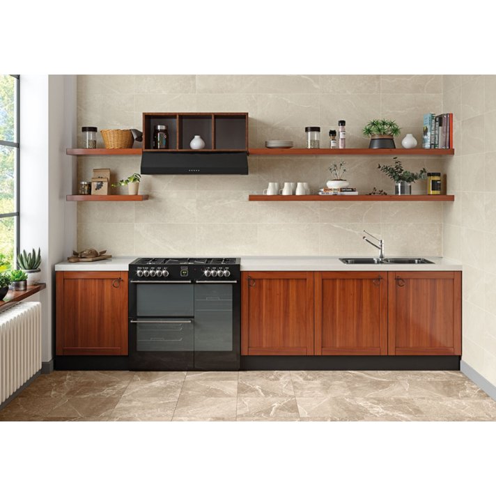 Bolo Stones Mocha 60x60 - Mat Mokka Steenlook tegel