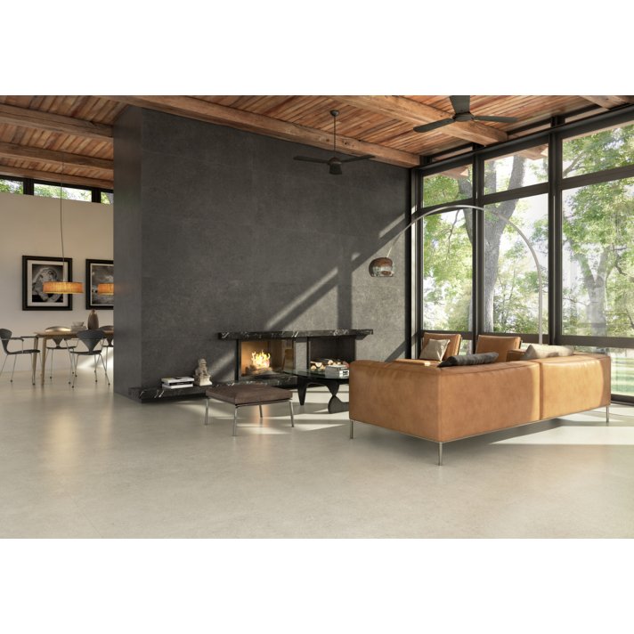 E-Tile Calcita vloertegel mat 80x160 Antracita