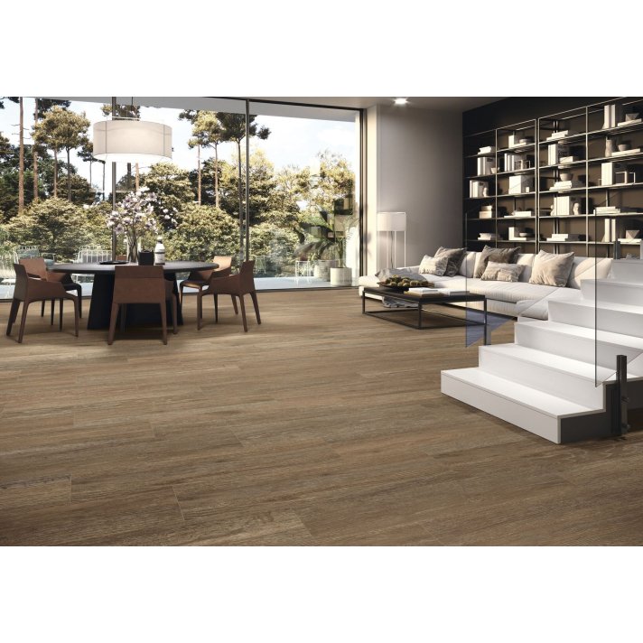Baldocer Carpatos houtlook tegel 20x120 Nogal