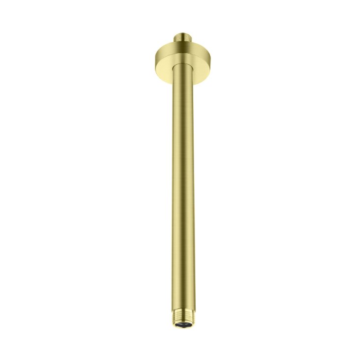 Hunk & Müeller Rainshower Plafond Aansluiting Geborsteld Goud 30cm